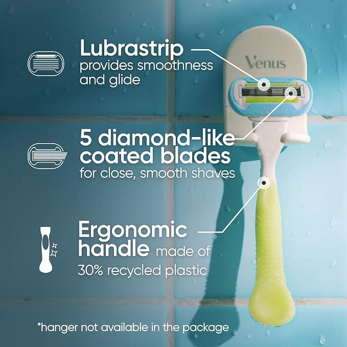 Venus Extra Smooth Women's Razor Handle + 4 Blade Refills - Image 5