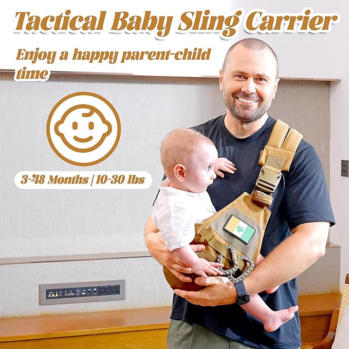 Baby Sling Carrier, Adjustable Non-Ship Hip Seat Toddler Carriers - Image 2