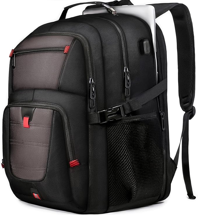 Extra Large Backpack, Travel Backpack, 17.3 Laptop In by ZMMMA