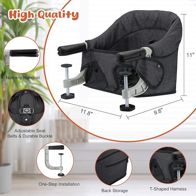 Hook On High Chair, Jozzve Clip on High Chair - Image 7