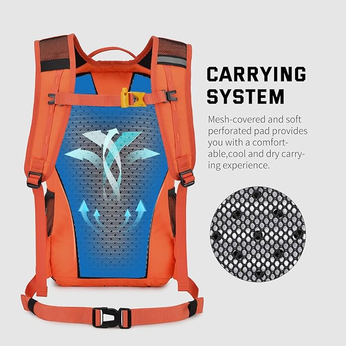 SKYSPER Small Hiking Backpack, 20L Lightweight Travel Backpacks Hiking Daypack - Image 2