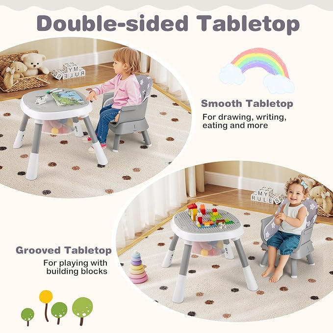BABY JOY 16 in 1 High Chair, Convertible Baby Highchair - Image 4