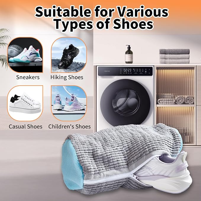 Shoe Washing Machine Bag, Shoe Laundry Bag - Image 5