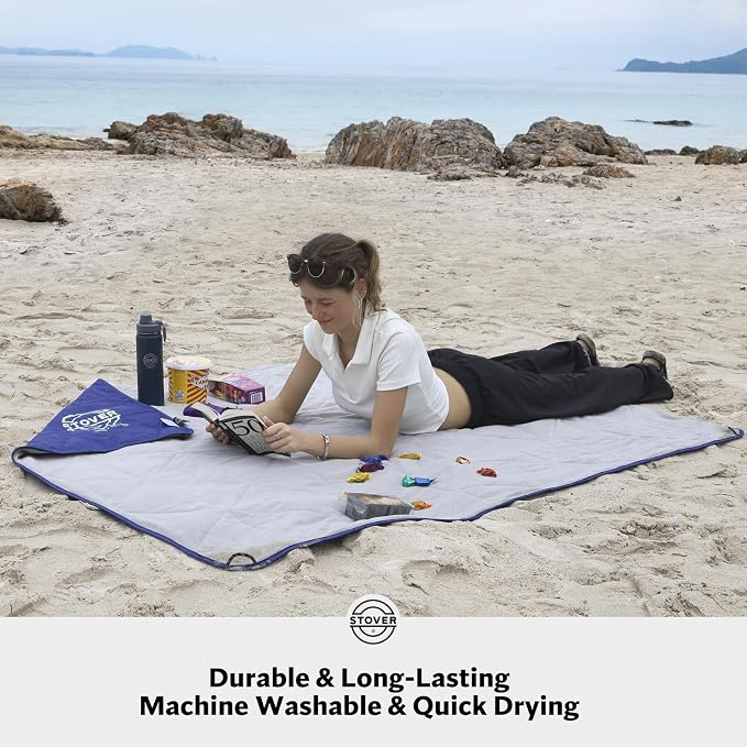 STOVER Outdoor Waterproof Fleece Travel Blanket - Image 4