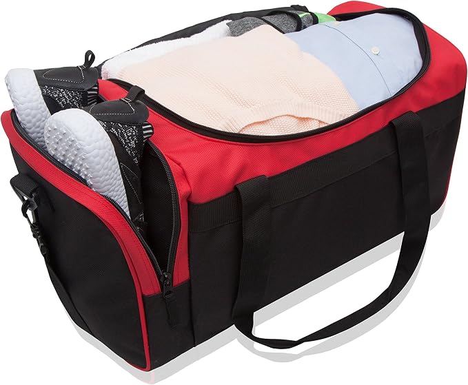 Jetstream Heavy Duty Multi Pocket Durable Sports Gym Equipment Travel Duffel Bag - Image 8