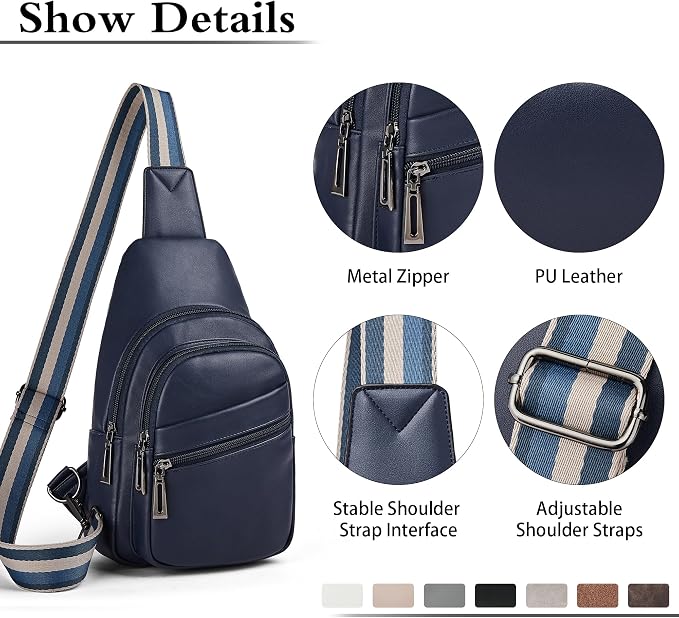 Sling Bag Crossbody Bags for Women Small Cross Body Bag Fanny Packs Chest Sling - Image 5