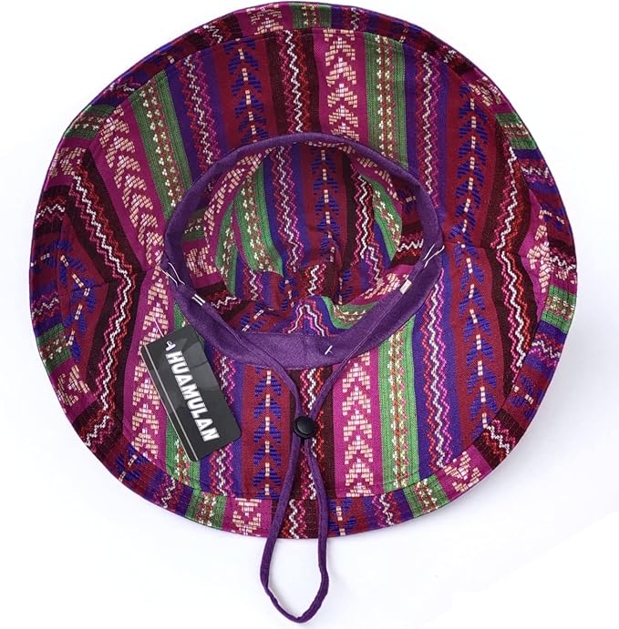Women Wide Brim Sun Hats Metal Wired Edge Summer UV Protection Beach Fishing Hat - Image 3