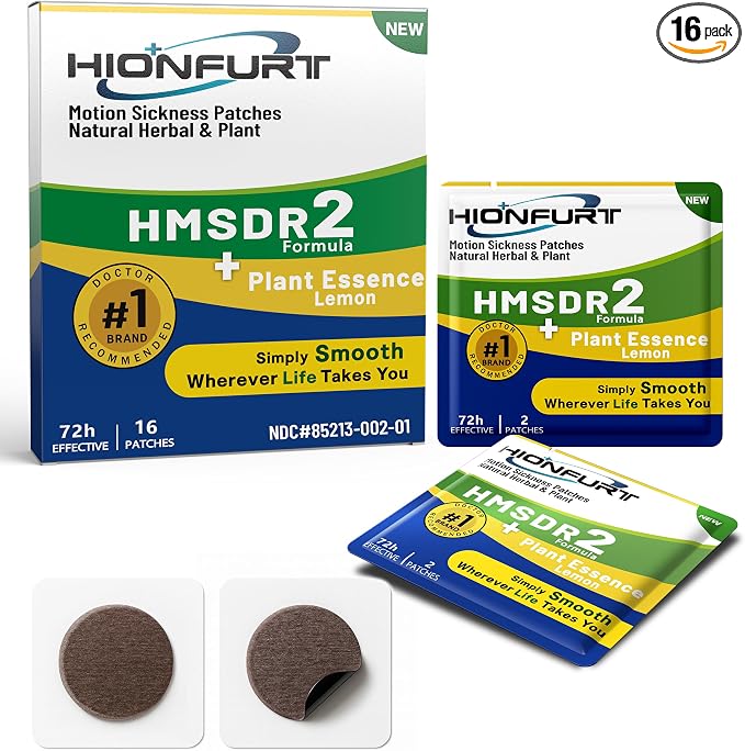 HMSDR2 16ct Motion Sickness Patches by HIONFURT