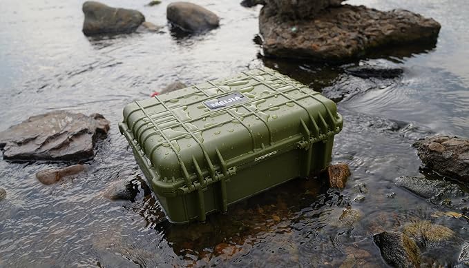 MEIJIA All Weather Portable IP67 Waterproof Protective Case, Hard Camera Case - Image 8