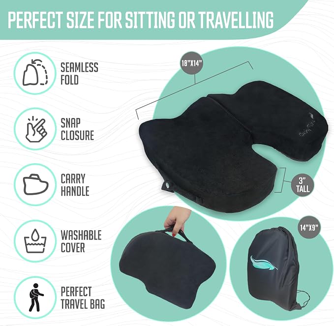 Premium Foldable Travel Seat Cushion - Image 4