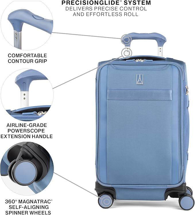 Travelpro VersaPack+ Lightweight Softside Expandable Carry on Luggage, 8 - Image 4