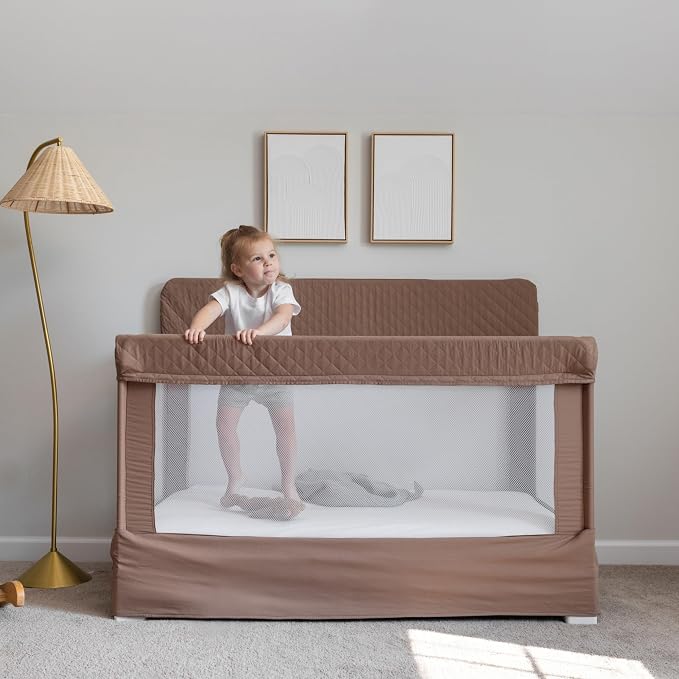 Baby Delight Lunaire Full Size Crib | Breathable Mesh Baby Crib | Tool-Free - Image 5