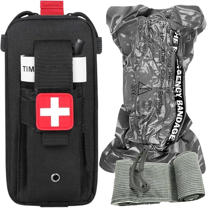 Tourniquet Pouch, Small Trauma Medical Kit Tactical First Aid by Vviitop