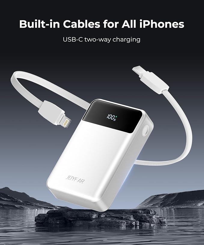 Portable-Charger-Power-Bank Travel Essentials Battery Pack USB C 30000mAh Built - Image 5