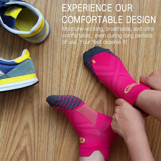 PAPLUS Ankle Compression Sock for Men and Women 2/4/6 Pairs, Low Cut - Image 5