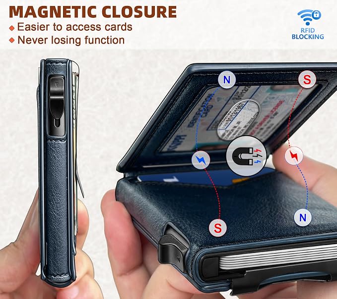 BULLIANT Men Wallet, Money Clip Wallet Slim - Image 3