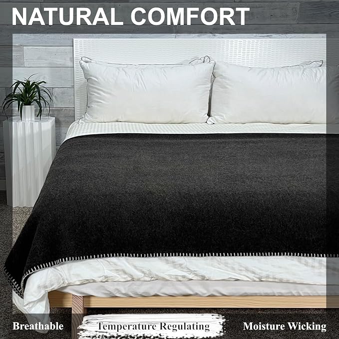 EKTOS 100% Virgin Wool Blankets, Emergency Blanket - Image 4
