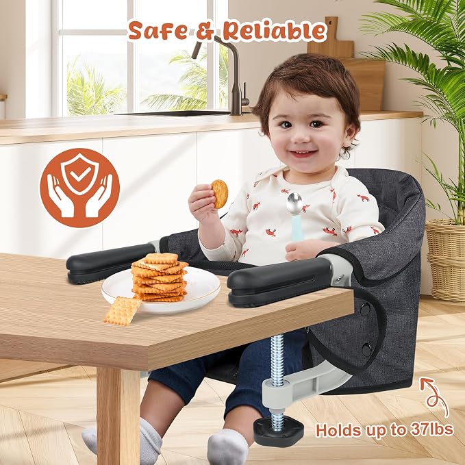 Hook On High Chair, Jozzve Baby High Chair, Portable High Chair - Image 4