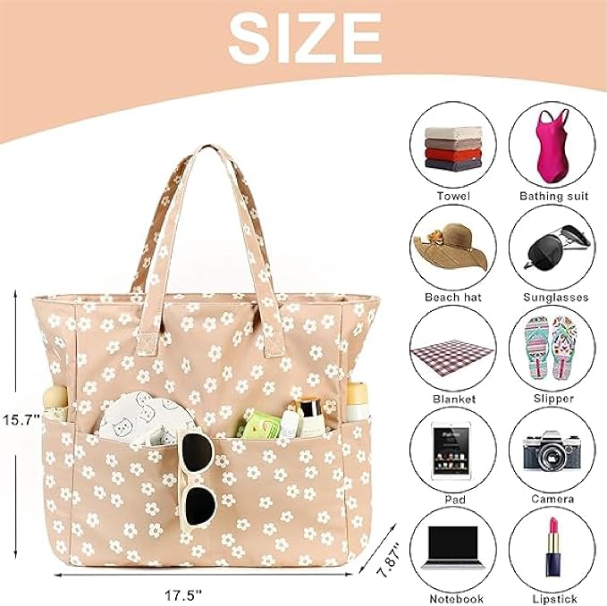 Waterproof Beach Tote Pool Bags - Image 7