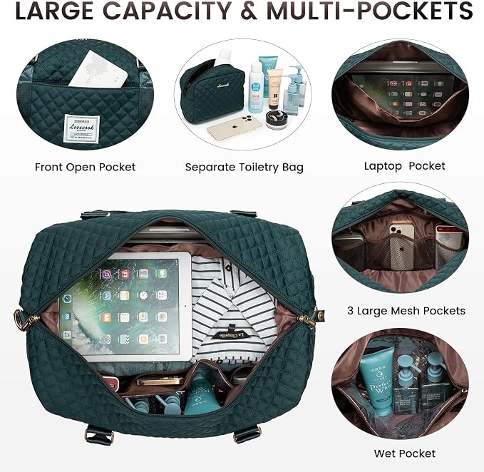 LOVEVOOK Travel Duffle Bag, Weekender Bags - Image 3