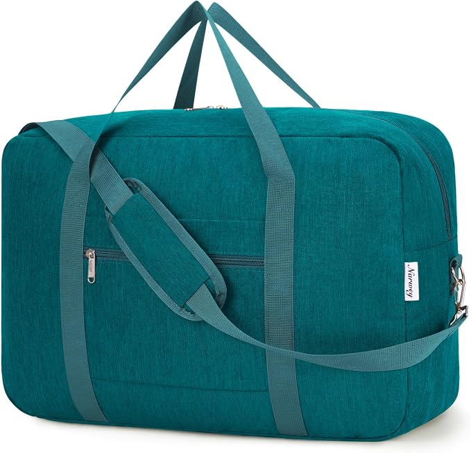 Carry on luaggage 22x14x9 Airlines Approved Foldable Carry on Bag Travel Duffel by Narwey