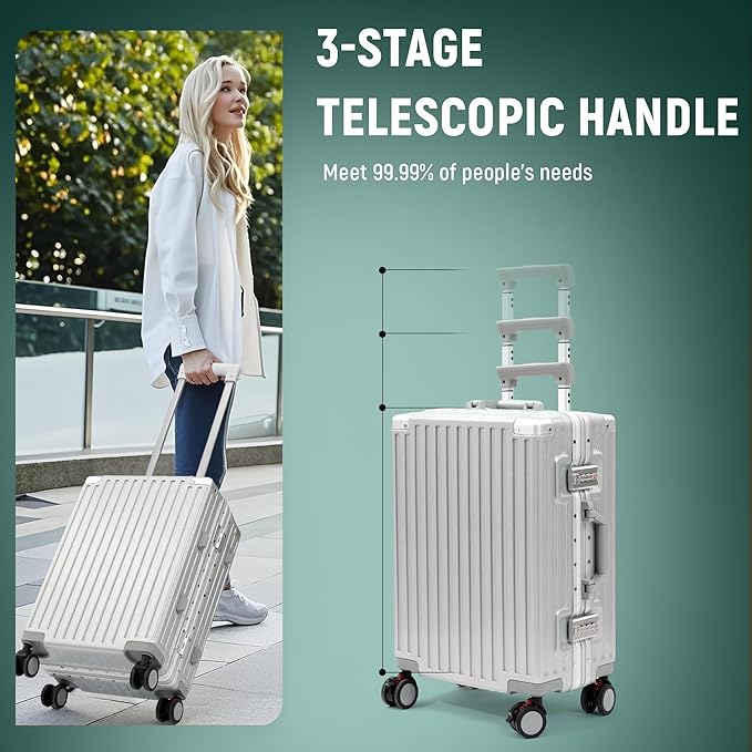 UrbanExporer 26 Inch Hardside Zipperless Luggage - Image 4