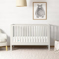 Newton Baby Galileo Standard Crib, Solid Beech Wood in Warm White Color by newton