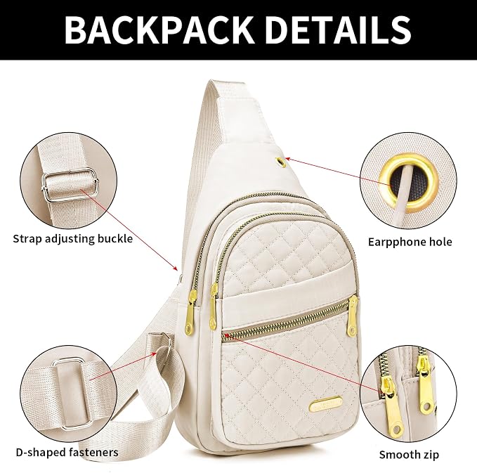 Small Sling Bag For Women Men Casual Crossbody Sling Backpack - Image 4