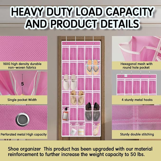 Over the Door Shoe Organizer - Image 2