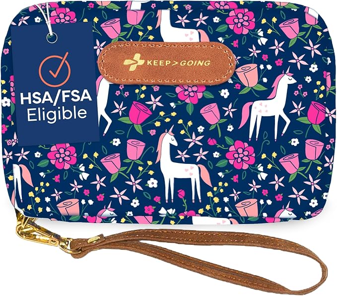 KeepGoing Travel First Aid Kit for Kids – 130 Pc. for Car, Diaper Bag & Backpack by KEEP%3EGOING