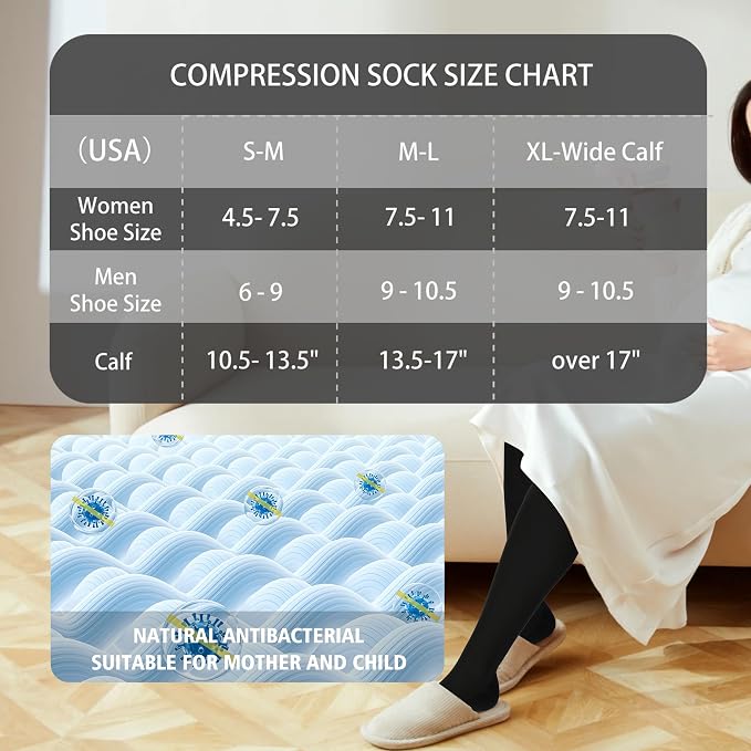 LEVSOX Thick Cotton Compression Socks - Image 5
