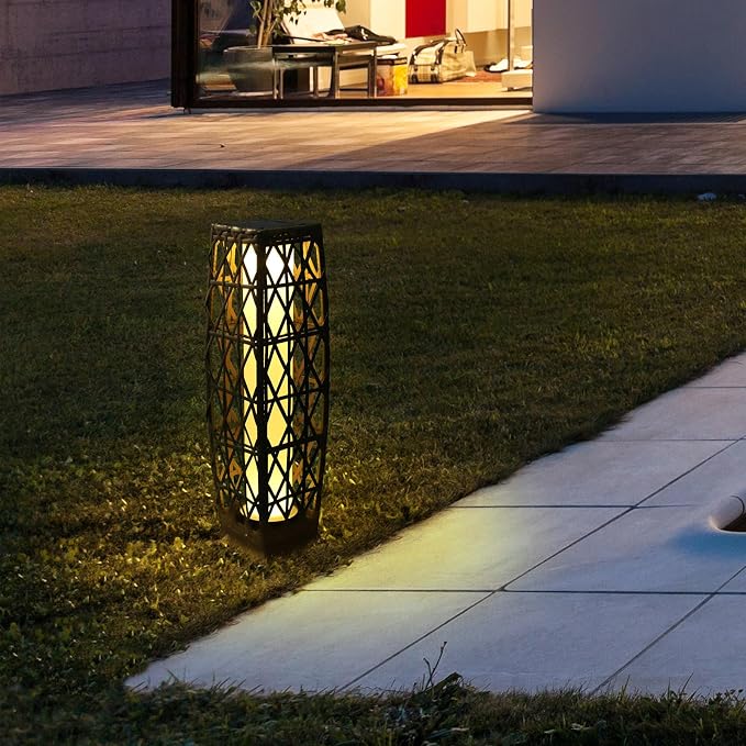 Solar Powered Outdoor Floor, 2 Piece Outdoor Floor Lamps, Solar Lanterns - Image 8