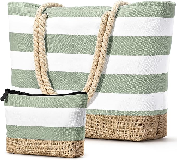 Becokan Beach Bag Initial Beach Tote by BecokanBeachBagSpecialist
