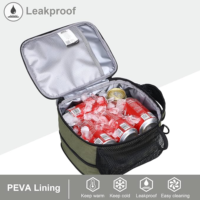 MIER Expandable Lunch Bag Insulated Lunch Box - Image 5