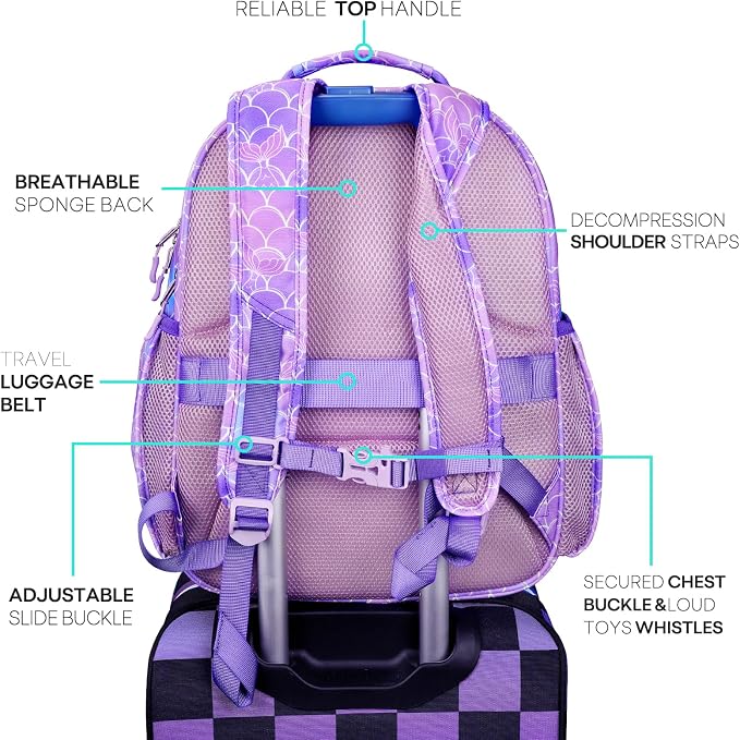 mibasies Girls Backpack: Large Kids Backpack Girls - Image 3