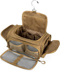 Tactical Toiletry Bag for Men, Hanging Hygiene Bag, Travel Dopp Kit Organizer by Prokva