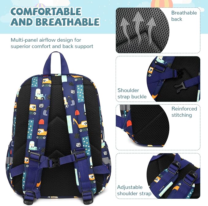 mygreen Toddler Backpack, Kids Backpack - Image 6