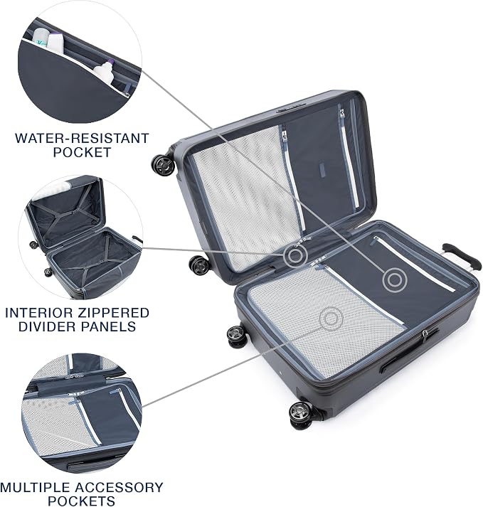 Travelpro Platinum Elite Hardside Expandable Checked Luggage, 8 Wheel Spinner - Image 5