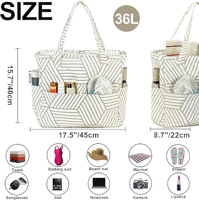 Waterproof Beach Tote Pool Bags - Image 3