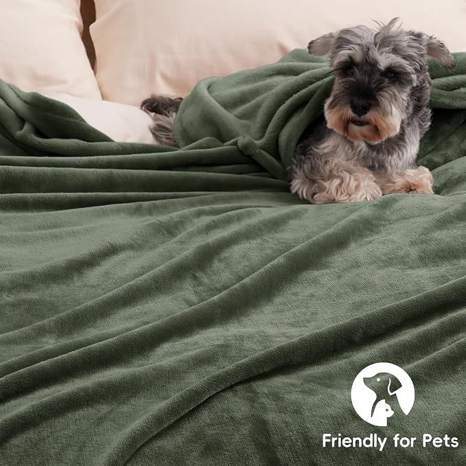 PHF Ultra Soft Fleece Blanket Twin Size, No Shed No Pilling Luxury Plush Cozy - Image 5