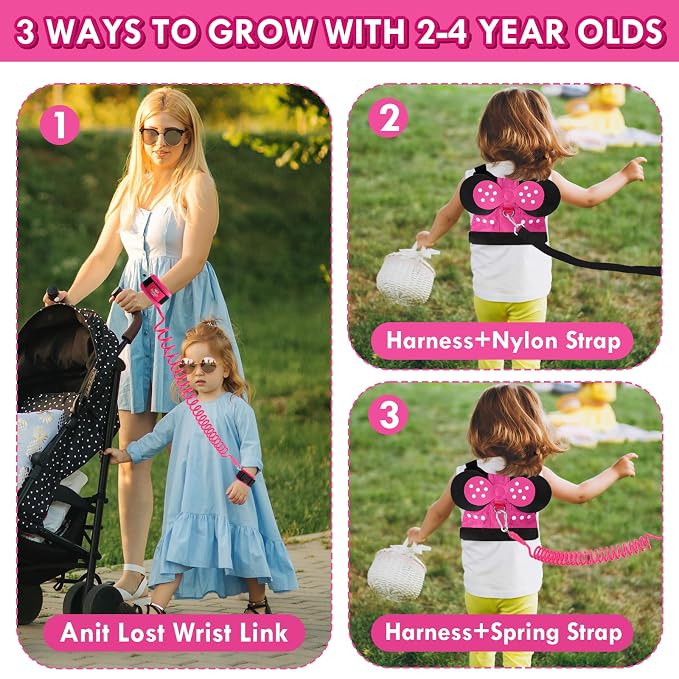 Lehoo Castle Toddler Leash for 1-5 Years, Baby Safety Harness for Girls - Image 5