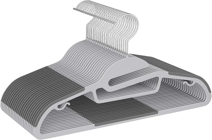 BAGAIL Plastic Hangers 50 Pack by BAGAIL