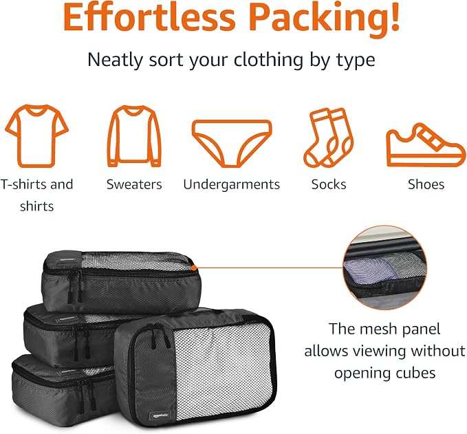 Amazon Basics Small Packing Cubes - Image 2