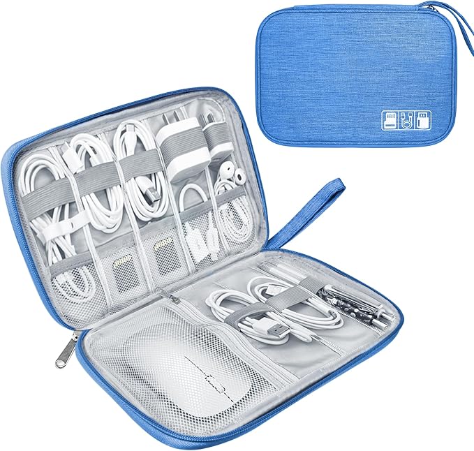 Electronics Travel Organizer, Portable Waterproof Electronic Travel Storage Bag by Lcsmaokin
