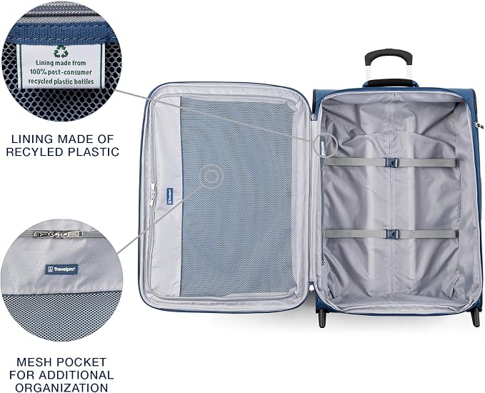 Travelpro Maxlite 5 Softside Expandable Upright 2 Wheel Checked Luggage - Image 6