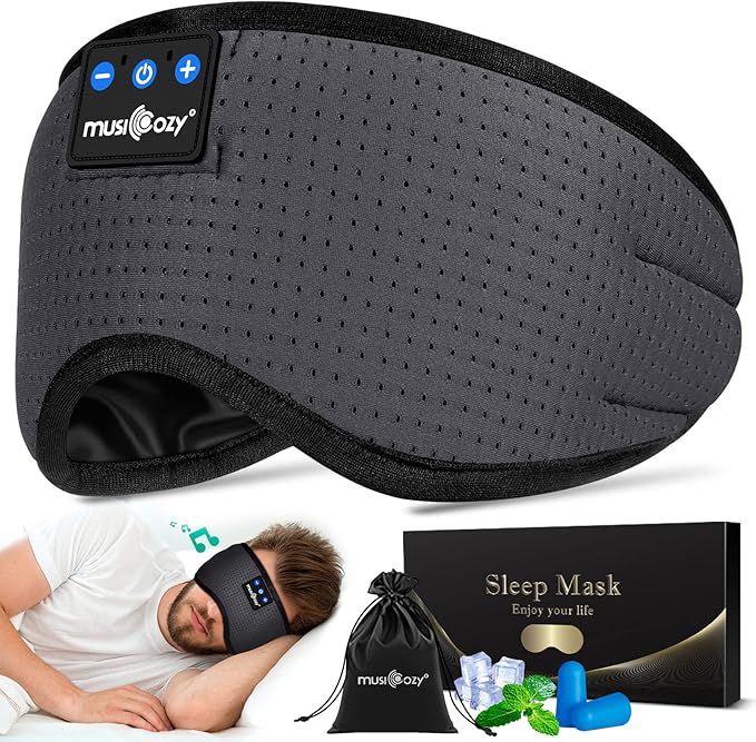 MUSICOZY Sleep Headphones Bluetooth 5.4 Breathable Sleeping Headphones Sleep by MUSICOZY