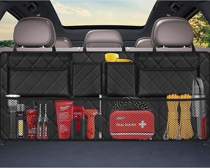 Femuar Car Trunk Organizer, Large Capacity Backseat Trunk Organizer, by GuangzhouTailinTechnologyCo