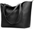 KALIDI Large Tote Bag Vegan Leather Casual Zipper Work Bag Weekender Hobo by KALIDI