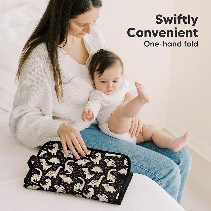 KeaBabies Portable Diaper Changing Pad, Easy Wipe Clean - Image 6