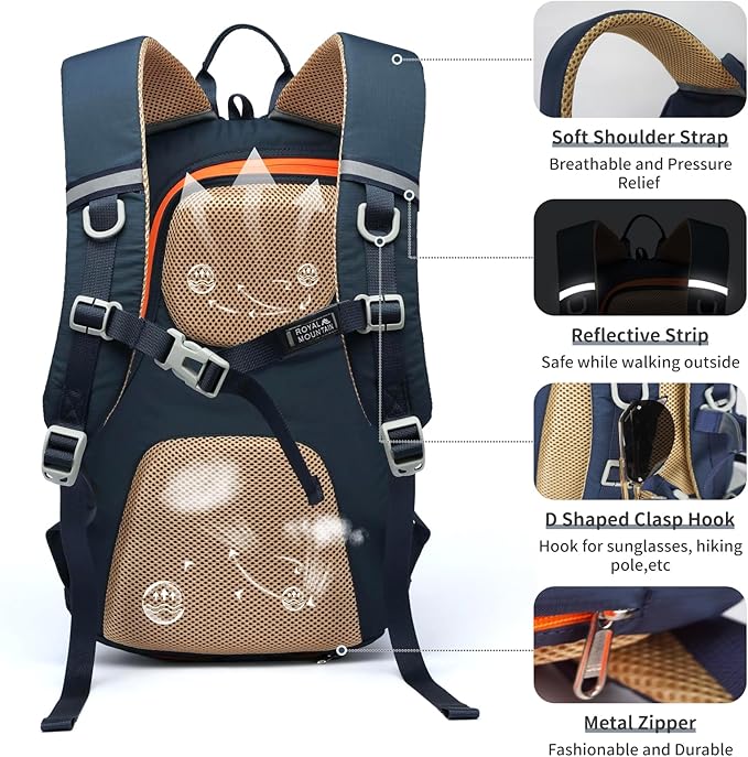 Small Hiking Backpack, 20L Lightweight Travel Backpacks - Image 4
